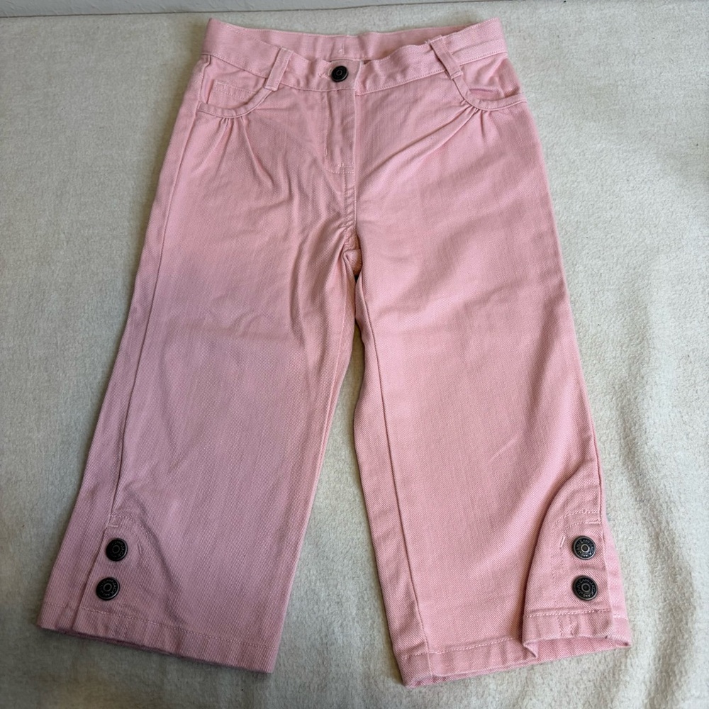 Janie‎ and Jack Pink Denim Jeans Casual 100% Cotton Size 18-24 Month